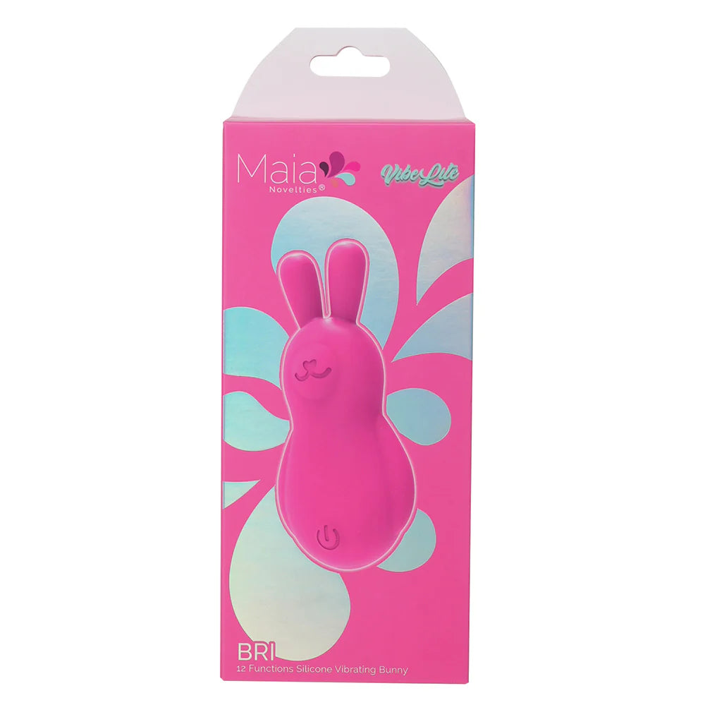 BRI Vibelite Rechargeable Silicone Bunny Vibrator - 12 Functions