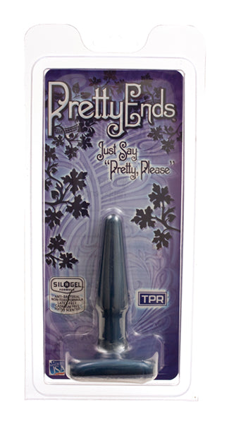Pretty Ends Iridescent Butt Plug - Small Midnight Blue