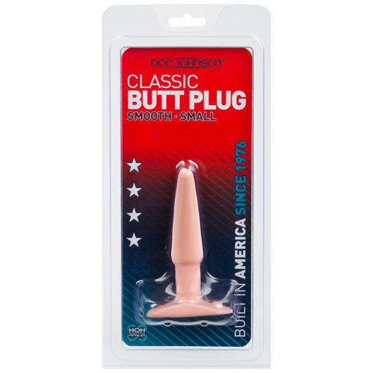 Classic Smooth Small White Butt Plug - Anal Toy