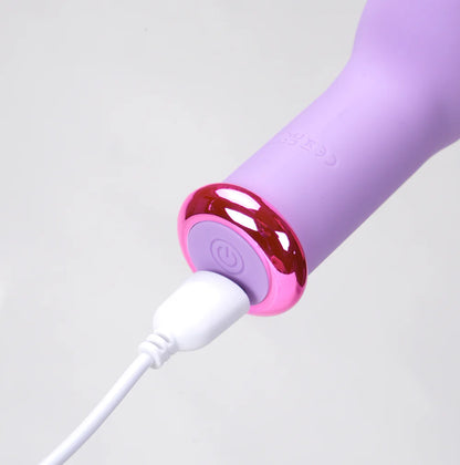 MYLA Lavender 10-Function Rechargeable Butterfly G-Spot Vibrator - Silicone, Multi-Speed