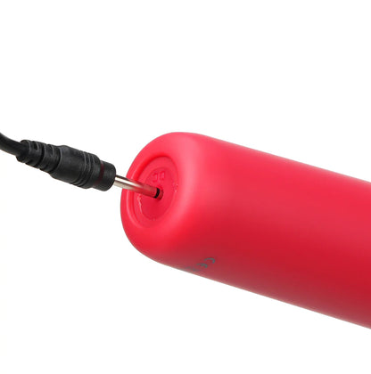NALA Red 10-Function Touch Tempo Plug & Play Powerful Wand Vibrator