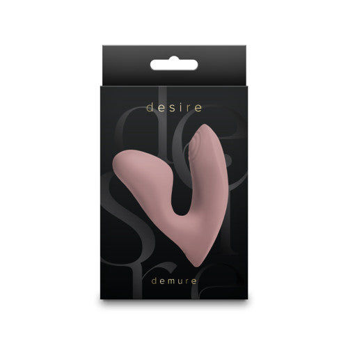 Desire Demure – Compact Rechargeable Vibrator with Multiple Functions for Discreet Pleasure