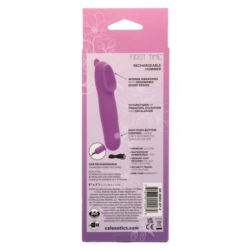 First Time® Rechargeable Hummer - Powerful & Beginner-Friendly Pleasure