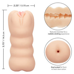 Cheap Thrills The Three-Way Dual End Stroker - Pussy & Ass