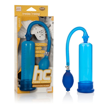 Erection Pump - Optimum Series Head Coach Blue - Penis Pump for Men