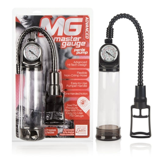 Optimum Series Master Gauge Penis Pump – Clear Cylinder Vacuum Pump