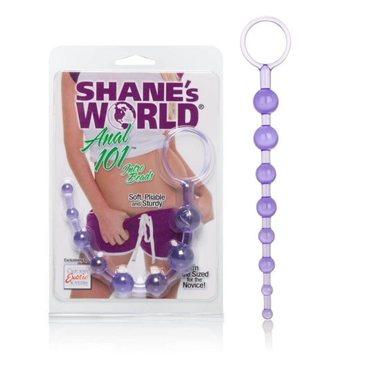 Shane's World Anal 101 Intro Beads Purple
