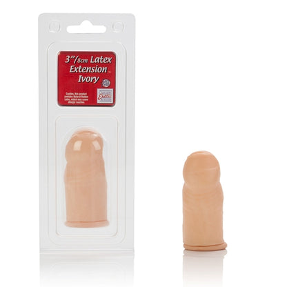 3-Inch Latex Extension - Smooth Ivory