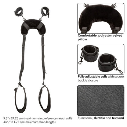 Nocturnal Collection Position Strap With Pillow - Comfort & Enhanced Sensual Play