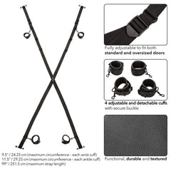 Nocturnal™ Collection Over The Door Cross - Secure & Intense Restraint