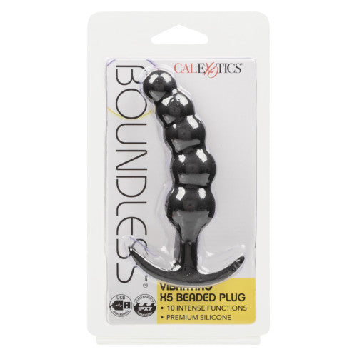 Boundless® Vibrating X5 Beaded Plug - Powerful Stimulation & Sensational Sensory Play