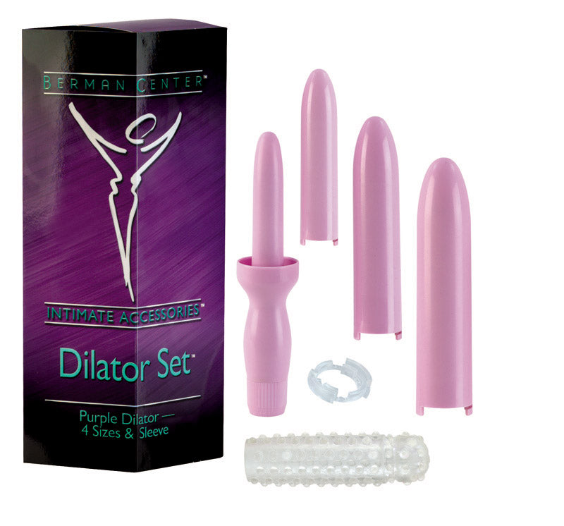 Dr. Laura Berman Dilators - 4-Piece Set with Locking Sizes and Sleeve