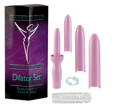 Dr. Laura Berman Dilators - 4-Piece Set with Locking Sizes and Sleeve