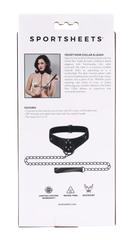 Velvet Noir Collar & Leash – Luxury Bondage Set for Sensual Play
