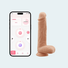 PAXTON – App-Controlled 8.5 Inch Realistic Vibrating Dildo